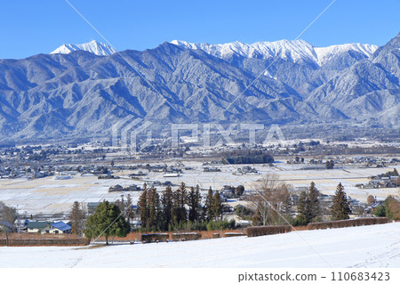 Winter Azumino and Northern Alps 110683423