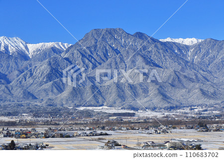 Winter Azumino and Northern Alps 110683702