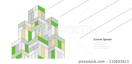geometry abstract architecture technology business background geometry abstract architecture technology business background 110683813