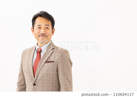 Business male portrait white background Business male portrait white background 110684117