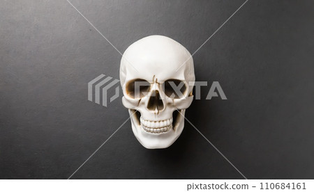 Skull and simple background AI generated image Skull and simple background AI generated image 110684161