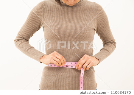 中年女性飲食形象 110684170