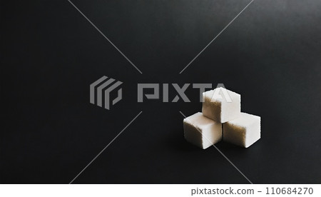 方糖和簡單的背景AI生成的圖像 110684270