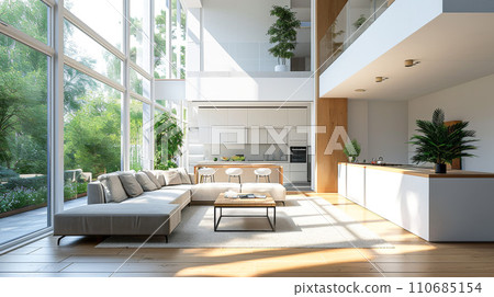 寬敞的客廳 寬敞的客廳 110685154