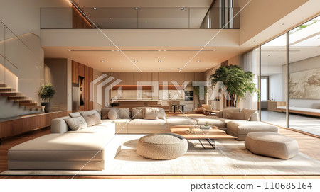 寬敞的客廳 110685164