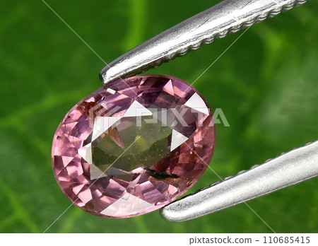 natural purple spinel gem on the background natural purple spinel gem on the background 110685415