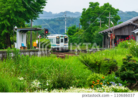 Ichinomiya, Mori-machi, Shuchi-gun, Shizuoka Prefecture Tenryu Hamanako Railway and scenery along the line Ichinomiya, Mori-machi, Shuchi-gun, Shizuoka Prefecture Tenryu Hamanako Railway and scenery along the line 110686037