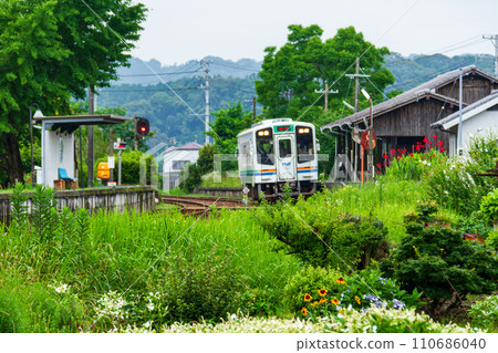 Ichinomiya, Mori-machi, Shuchi-gun, Shizuoka Prefecture Tenryu Hamanako Railway and scenery along the line 110686040