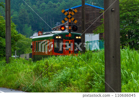 Ichinomiya, Mori-machi, Shuchi-gun, Shizuoka Prefecture Tenryu Hamanako Railway and scenery along the line 110686045