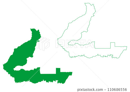 Pimenteiras do Oeste municipality (State of Rondonia, RO, Municipalities of Brazil, Federative Republic of Brazil) map vector illustration, scribble sketch Pimenteiras do Oeste map Pimenteiras do Oeste municipality (State of Rondonia, RO, Municipalities of Brazil, Federative Republic of Brazil) map vector illustration, scribble sketch Pimenteiras do Oeste map 110686556