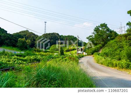 Hatakama, Kakegawa City, Shizuoka Prefecture Tenryu Hamanako Railway and scenery along the line 110687201