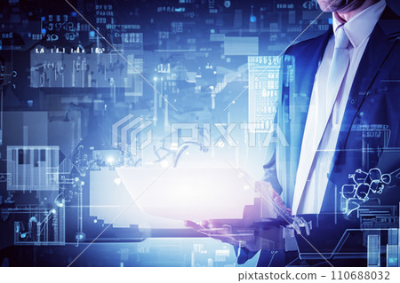 Business and technology image CG 110688032