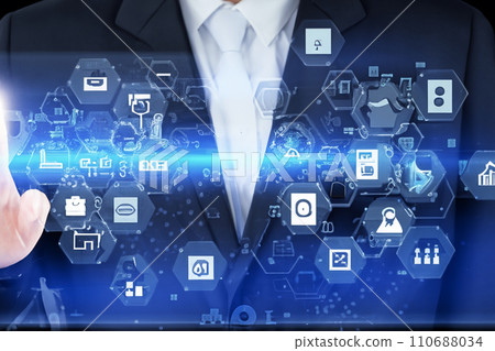 Business and technology image CG 110688034
