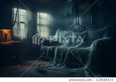 Horror interior design living room by Generative AI 110688423