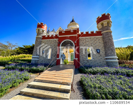 French garden and castle in Khao Yai, Nakhon Ratchasima, Thailand 110689534