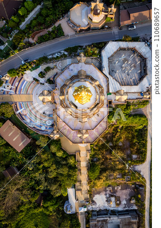 Aerial view of Wat Phra That Pha Sorn Kaew temple in Phetchabun, Thailand Aerial view of Wat Phra That Pha Sorn Kaew temple in Phetchabun, Thailand 110689657