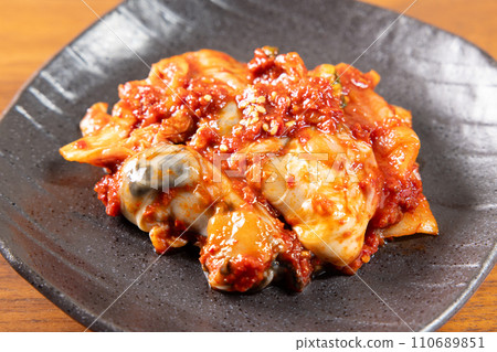 Oyster kimchi 110689851