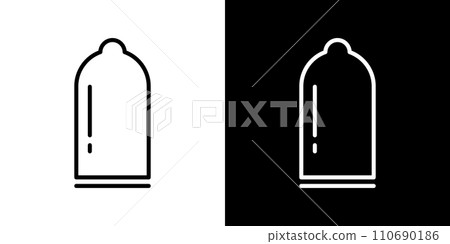 簡單的避孕圖標 110690186