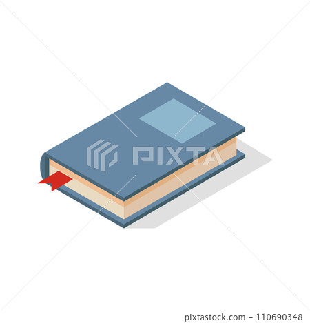 Isometric book 110690348