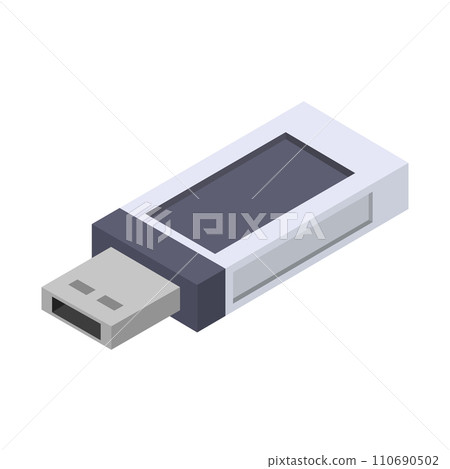 Isometric usb drive 110690502
