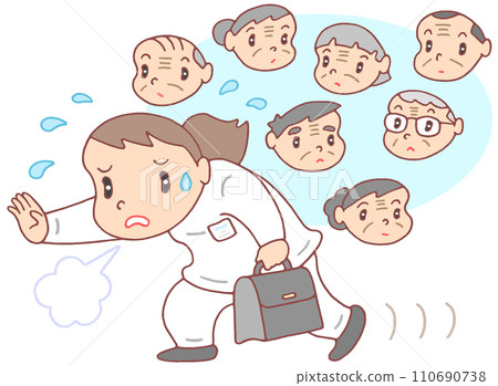 Medical care for the elderly - Visiting nursing services, increasing number of service users, and overcrowded schedules 110690738