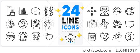 Icons set of Circle area, Phone wallet and Teamwork question line icons pack for app with Inclusion, Info, Reminder thin outline icon. No hearing, Speech bubble, Outsource work pictogram. Vector Icons set of Circle area, Phone wallet and Teamwork question line icons pack for app with Inclusion, Info, Reminder thin outline icon. No hearing, Speech bubble, Outsource work pictogram. Vector 110691087