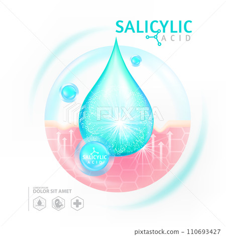 Salicylic acid Serum Skin Care Cosmetic 110693427