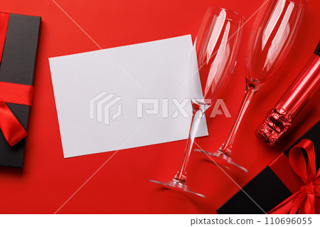 Champagne and gift Champagne and gift 110696055