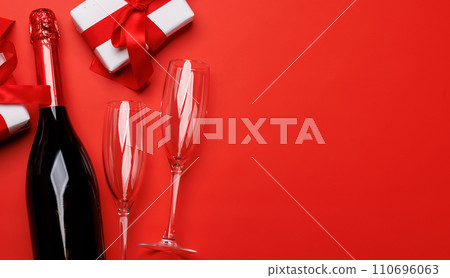 Champagne and gift 110696063