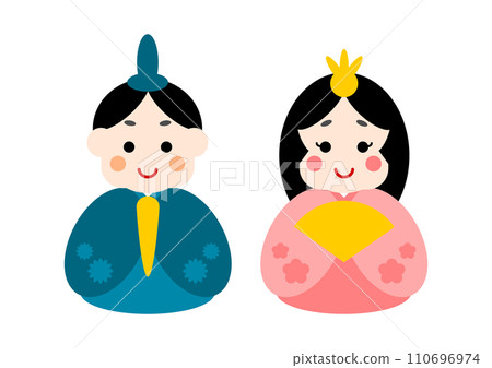 Illustration of the Imperial Palace of Hinamatsuri 110696974