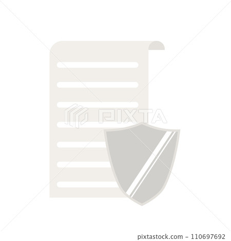 NDA concept. Non disclosure agreement. Confidentiality contract between employee and employer. Vector illustration NDA concept. Non disclosure agreement. Confidentiality contract between employee and employer. Vector illustration 110697692