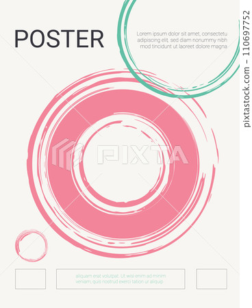 Abstract blank poster. Banner template. Vector illustration. Abstract blank poster. Banner template. Vector illustration. 110697752
