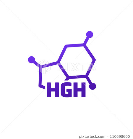 HGH icon, human growth hormone vector HGH icon, human growth hormone vector 110698600