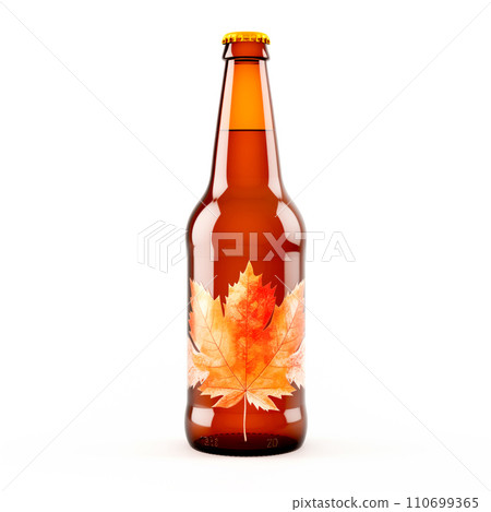 Beer bottle on a white background. Bottle with drink like Ipa, Pale Ale, Pilsner, Porter or Stout Beer bottle on a white background. Bottle with drink like Ipa, Pale Ale, Pilsner, Porter or Stout 110699365