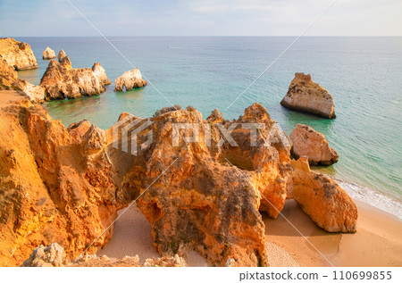 bright and bewitching nature of portugal algarve. 110699855