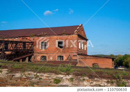 an old abandoned brick factory an old abandoned brick factory 110700630