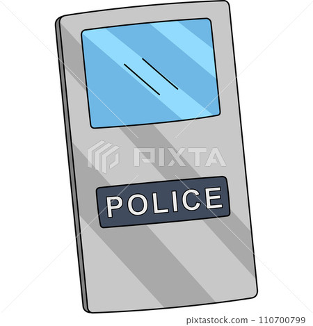 Police Riot Shield Cartoon Colored Clipart Police Riot Shield Cartoon Colored Clipart 110700799