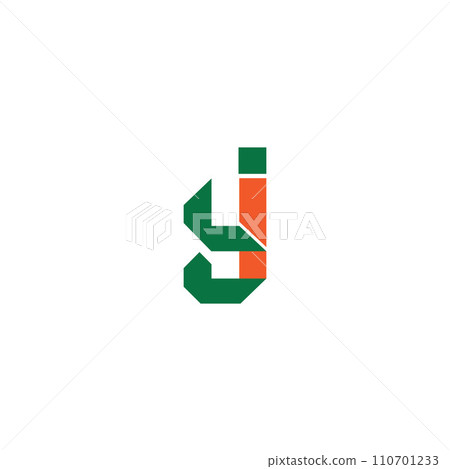 Alphabet letters Initials Monogram logo YI, IY, Y and I 110701233