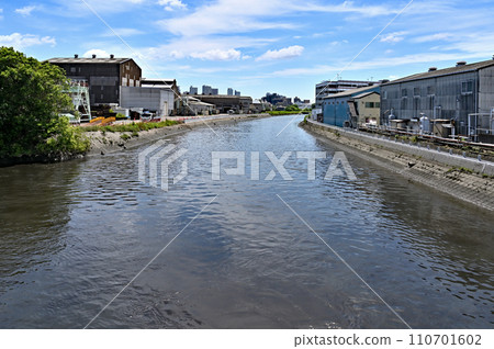 川口散步 - 川口市宮町一級河流菖蒲川 110701602