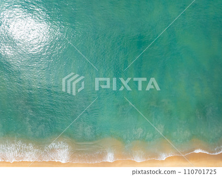 Amazing tropical sea beach landscape background,Summer sea seascape background,High angle view ocean nature background Amazing tropical sea beach landscape background,Summer sea seascape background,High angle view ocean nature background 110701725