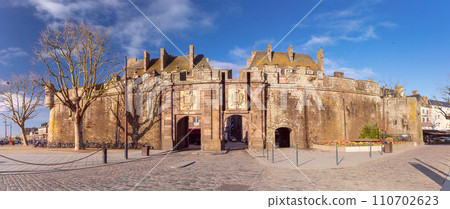 Medieval fortress Saint-Malo, Brittany, France 110702623