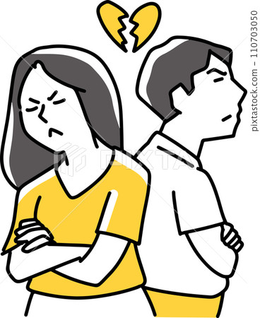 A man and a woman who have fallen out A man and a woman who have fallen out 110703050