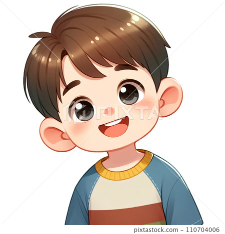 cheerful smiling boy 110704006