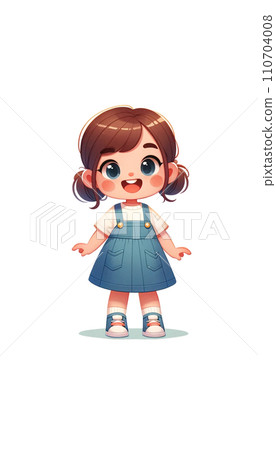 A girl with a healthy smile 110704008