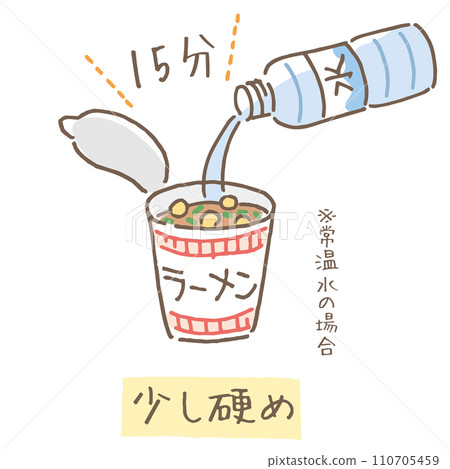 杯麵用水浸泡15分鐘 110705459
