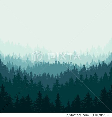Forest trees mountains green wallpaper 110705565