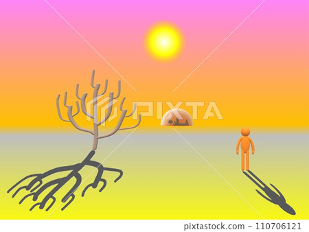 白天的 22 世紀地上圓頂庇護所 白天的 22 世紀地上圓頂庇護所 110706121