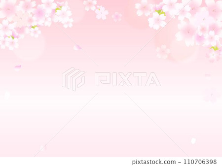 框架與飄落的櫻花花瓣 110706398