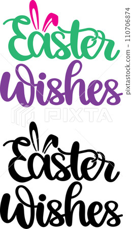Easter Wishes, Spring, Easter, Tulips Flower, Happy Easter Vector Illustration File Easter Wishes, Spring, Easter, Tulips Flower, Happy Easter Vector Illustration File 110706874