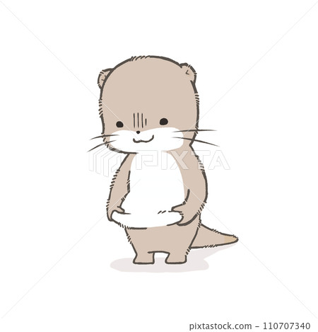 想要減肥肚子周圍的水獺 110707340